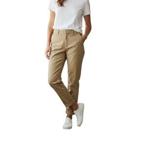 GAP Women's Khaki Straight Leg Crop Pants Size 14
